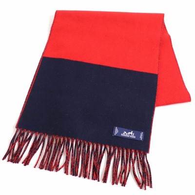 Authentic HERMES Cashmere Muffler Kazak 