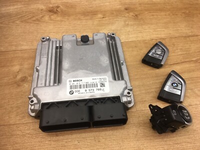 BMW X5 F15 3.0Xd N57 D30A Motorsteuergerät 2xSchlüssel Startknopf DDE 8573789