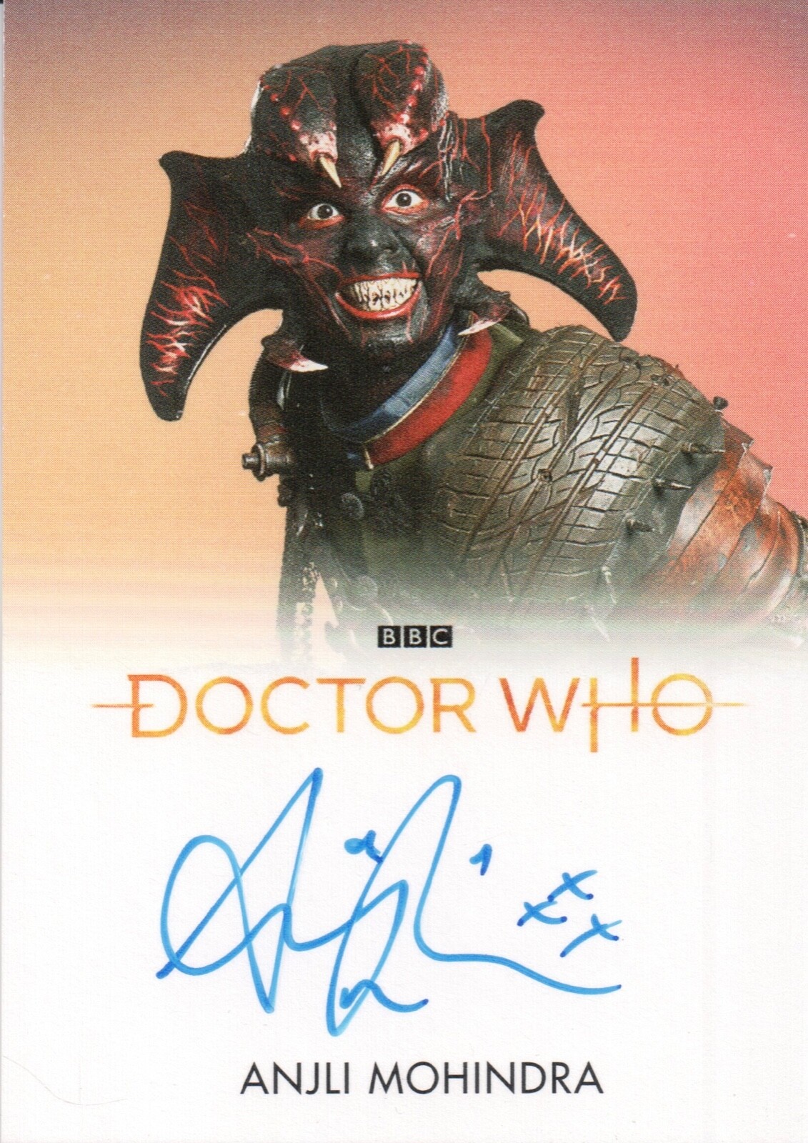 Doctor Who Series 11-12 Anjli Mohindra Skithra Full Bleed Autograph Card