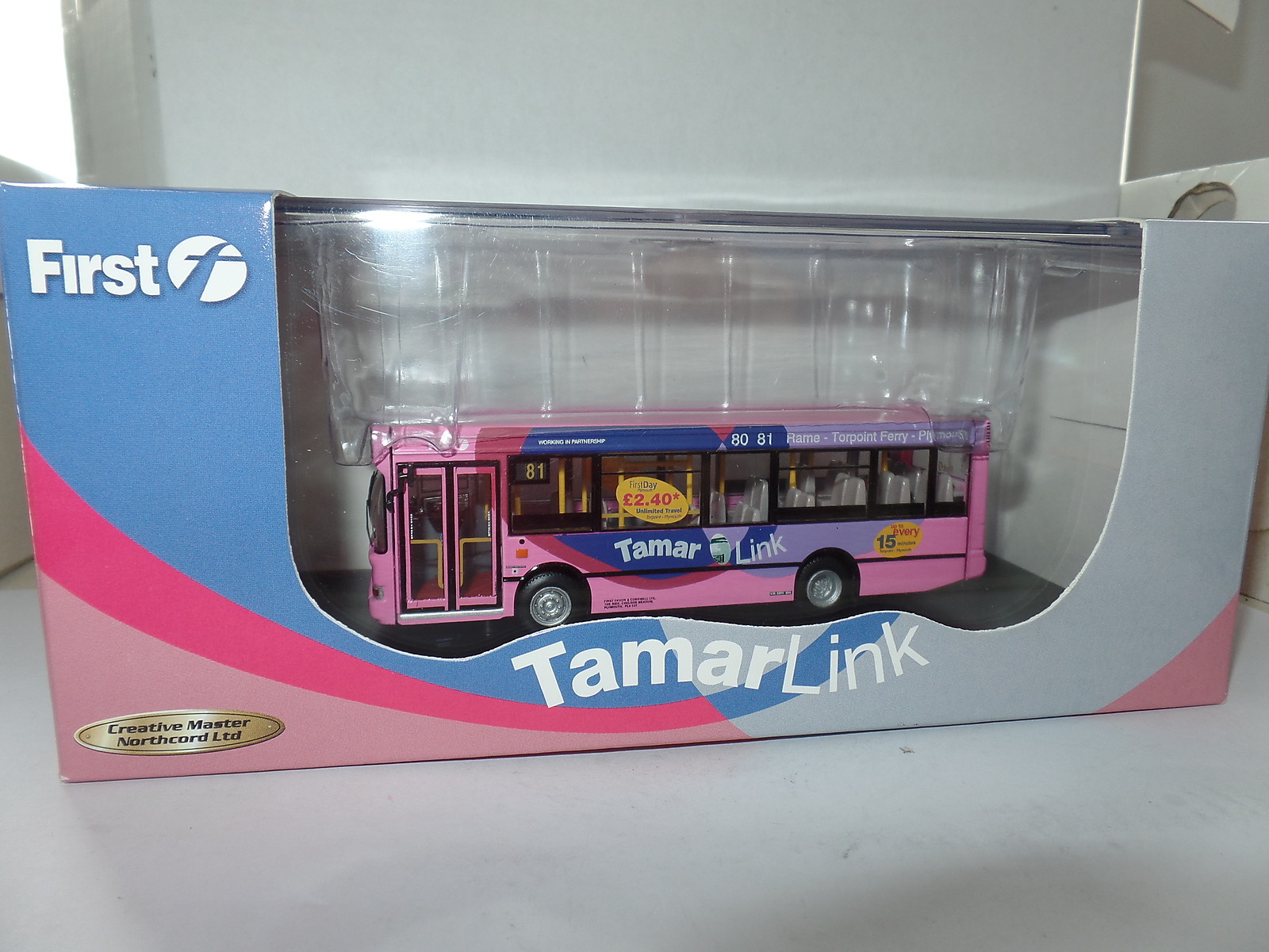 CMNL UKBUS3023 Dennis Dart Bus First Cornwall Tamar Link Plymouth MIMB CMNL UKBUS3023 Dennis Dart Bus First Cornwall Tamar Link Plymouth MIMB