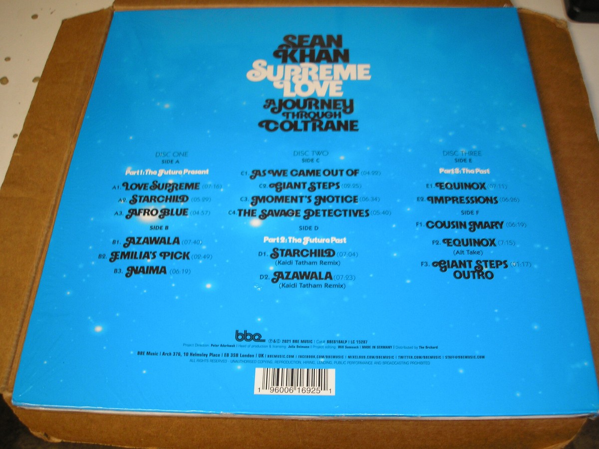 Sean Khan - Supreme Love: A Journey Through Coltrane triple