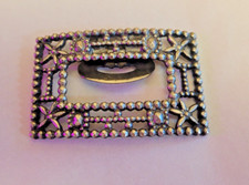 Antique Steel Dress/Scarf/Shoe Clip - Gorgeous 