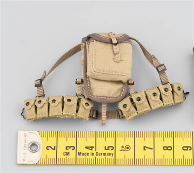 Crazy Figure LW014 LW018 Backpack and Cartridge Belt Model for 12'' Figure toys