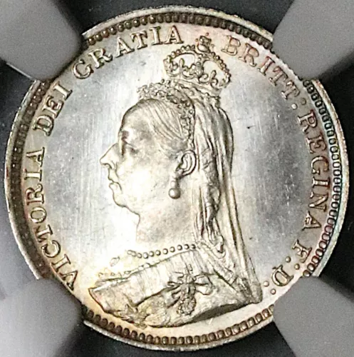 1892 NGC MS 67 Victoria Maundy 3 Pence Great Britain Coin POP 5/0 (24051904C)