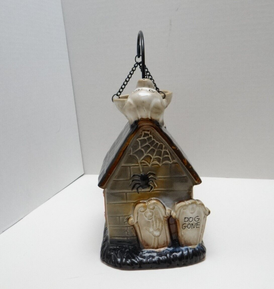 Yankee Candle Boney Bunch Dog Gone Dog House W Pumpkin Wax Melts Warmer