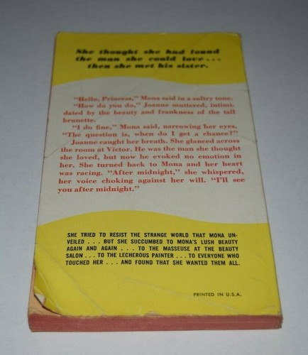 This Girl 1961 Vintage Sleaze Pulp Paperback - Picture 3 of 4