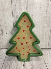 The White Barn Candle Co. Christmas Tree Shaped Candle Butter Cookie Fragrance