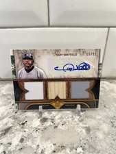 2025 Topps Museum Collection Gary Sheffield Triple Relic Auto 65/99 ⚽️ Yankees