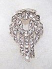 ANTIQUE RHINESTONES CLIP for COAT, SCARF, HAIR, HAT or WHATEVER — photo 1