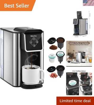 Versatile Coffee Maker: Brew K-Cups, Tea & More - Effortless 6, 8, 10 Oz Cups