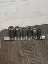 6pc Snap-on Usa 38 Metric Deep 6 Point Impact Socket Set 101114151719mm