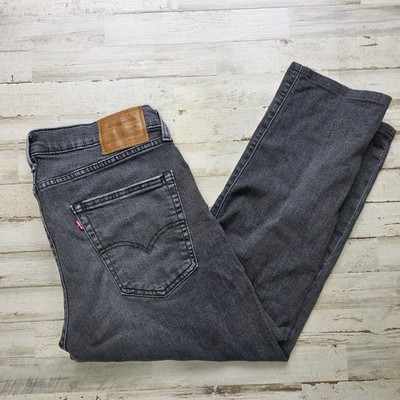 Levi s 512 Lot Premium  Big E  Jeans Mens SHORT Fits 36x24 (Hemmed) Gray