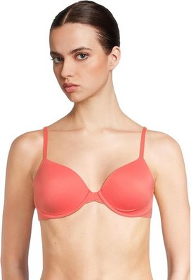 Calvin Klein Women's Lightly Lined T-Shirt Bra, Exquisite Pink, 32D