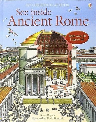 See Inside Ancient Rome (Usborne Flap Books) by Katie Daynes Hardback Book The
