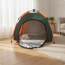 Portable Pet Tent Cozy Pet Tent with Zippered Opening Secure for Camping, Travel