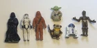 1986 1990 Vintage Star Tours Wars Action Figures R2D2 C3P0 Vader Chewy Wicket ++