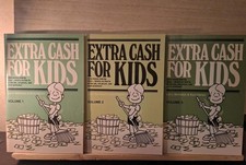 Extra Cash for Kids Volumes 1, 2 & 3 Complete Set 1982 Larry Belliston Hanks