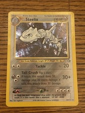 Pokémon TCG Steelix Neo Genesis 15/111 Holo Unlimited Rare Vintage