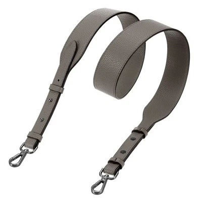 45,3" verstellbarer PU-Leder-Geldbörsenriemen für Crossbody Ersatz, Grau/Schwarz - Bild 1 von 4