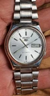 Vintage Seiko 5  Automatic Watch Jewel White dial  7009  Day/Date @Japan