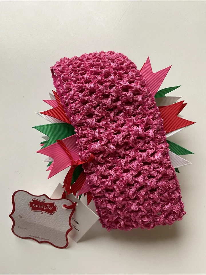 Новый грязи пирог Jingle Bell мягкий обруч для волос розовый новый с Ярлыками Рождество - Изображение 3 из 4