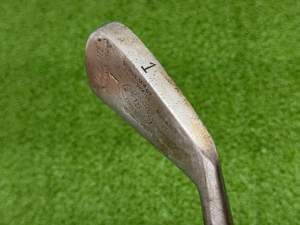 MacGregor Dayton DURALITE #1 DRIVING IRON Stainless Steel Right Handed Golf Club - Image 4 of 4