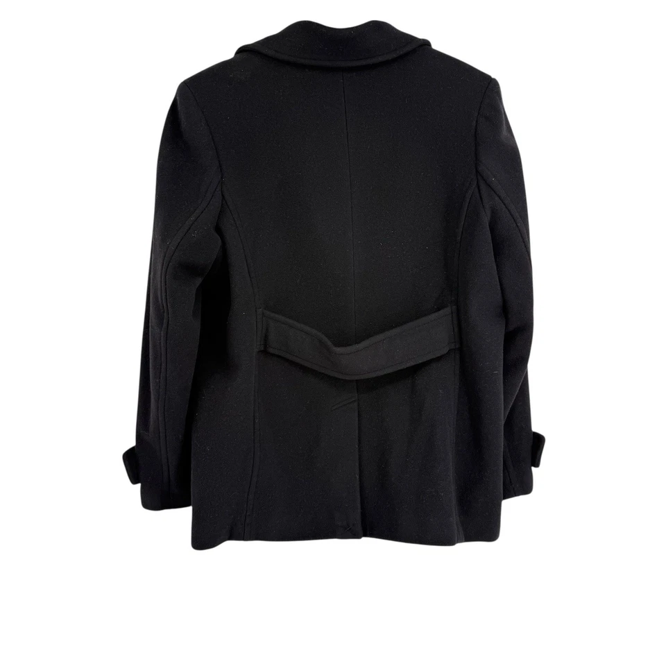 Abrigo Lands’ End para mujer de lana mezcla de cachemir guisante talla 16W forrado con doble botonadura Foto 2 de 4