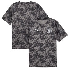 Men's Puma Black Manchester City 2025/26 Pre-Match Training Jersey