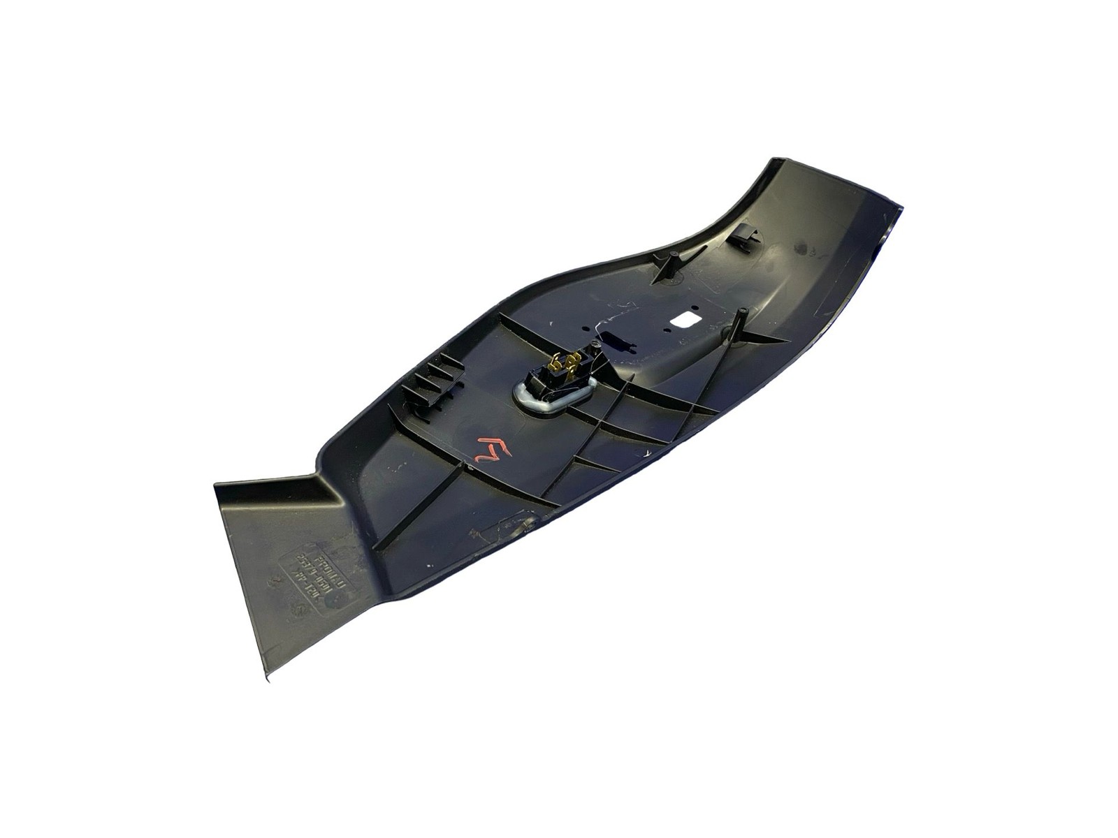 2006 Lamborghini Gallardo Oem FRONT LEFT SEAT TRIM COVER PANEL BLACK *WEARS*