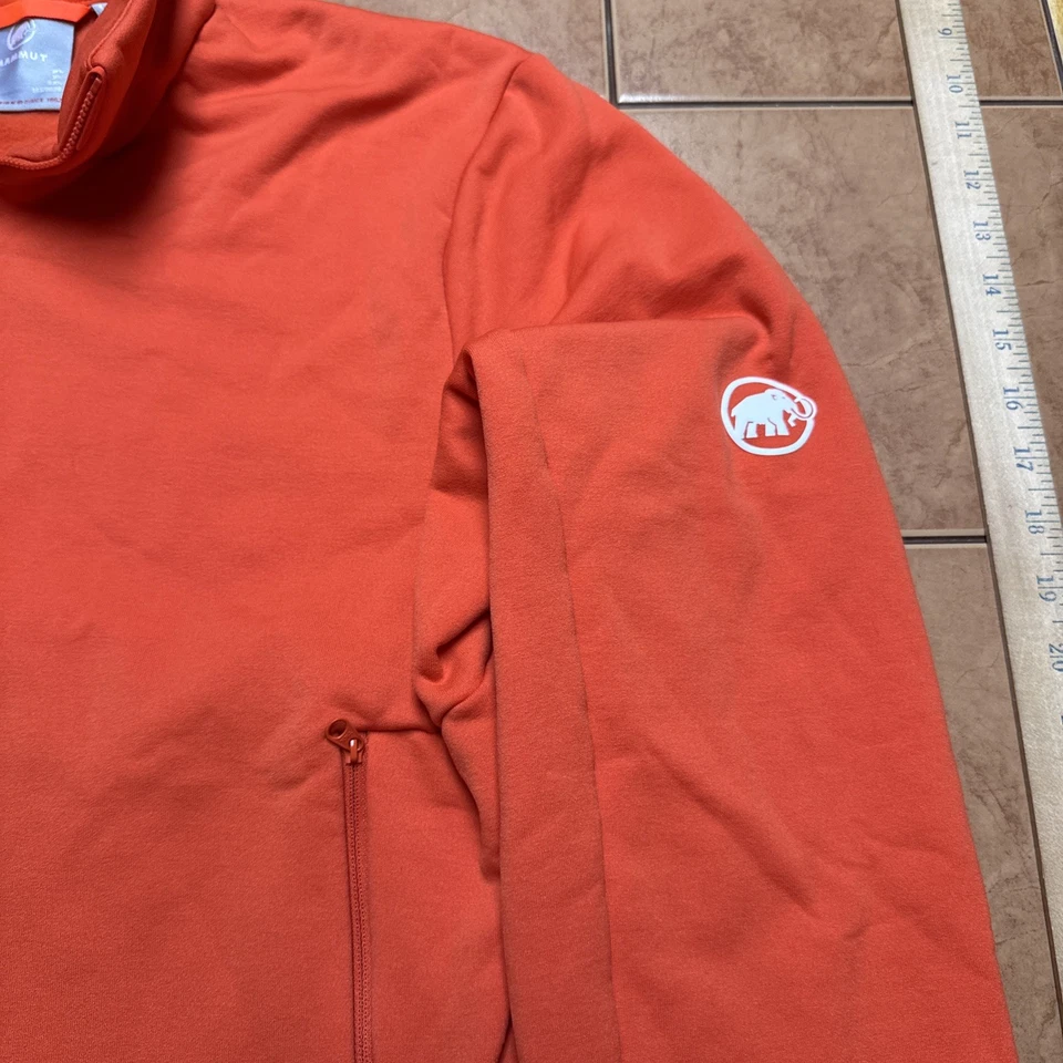 Mammut Light ML 中层夹克女式 XL 码纯色橙色 Polartec — 第 2/4 张图片