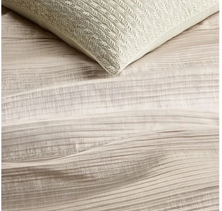 Hotel Collection "Ikat Stripe" QUEEN 4 Pc Comforter Set W/Shams &  Pillow, NWOT - Image 3 of 4