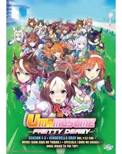 Uma Musume Pretty Derby Season 1-3 + Cinderella +Movie+Special+ONAS Eng Subs DVD
