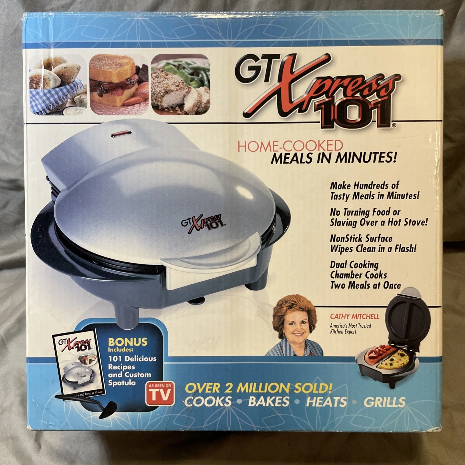 GT Xpress 101 Deluxe Indoor Grill Meal Snack And Dessert Maker New In Box
Opens in a new window or t