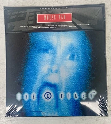 The X-Files Mouse Pad Screaming Face 1996 Twentieth Century Fox Neu OVP Akte X - Bild 1 von 2