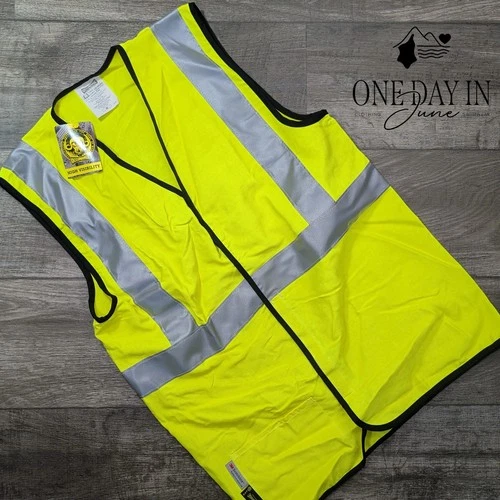 OccuNomix LUX-HRC2FR Flame Resistant Hi Vis Safety Vest Class 2 CAT 2 NWT Size M - product listing photo
