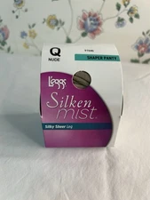 L’eggs Silken Mist Shaper Panty Size Q Nude – Silky Sheer Leg Pantyhose – NEW!