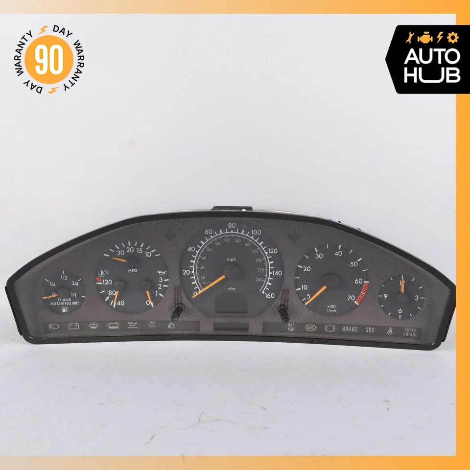 Cuadro de instrumentos velocímetro 98-99 Mercedes R129 SL500 S500 1294402411 OEM Foto 2 de 4