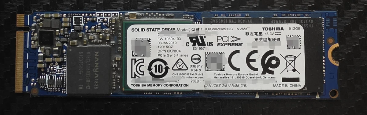 Toshiba M.2 Interface 512 GB Solid State Drives for sale | eBay