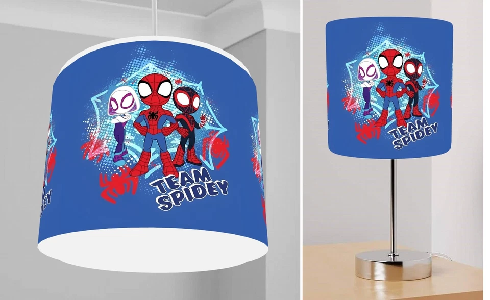 SPIDEY & HIS AMAZING FRIENDS Deckenleuchte Schirm Stablampe oder Konvolut wiederverwendbar - Bild 1 von 1