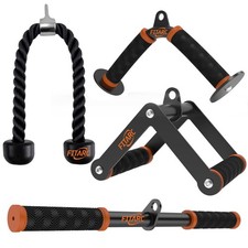 Cable Machine Attachment Set for Gym  Home Workouts, Lat Pulldown Attachment...