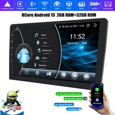 10.1" 8Core Double 2 DIN Android 13 Bluetooth GPS Wifi Car Stereo Radio MP5 32GB