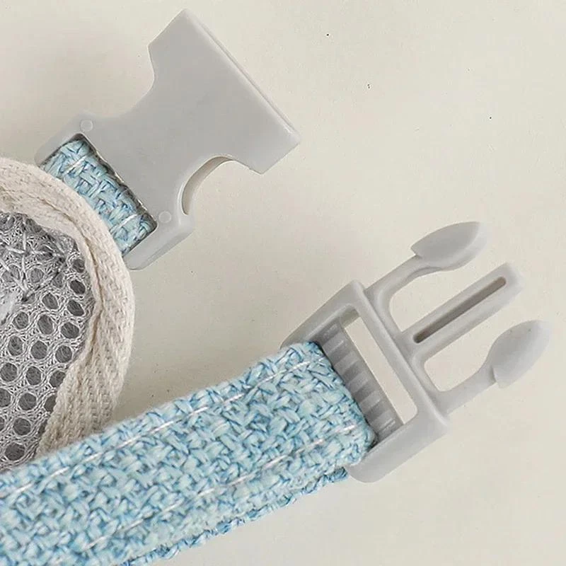 Mais novo conjunto de coleira fofa para coelho colete para caminhada ao ar livre animais de estimação - Imagem 3 de 4