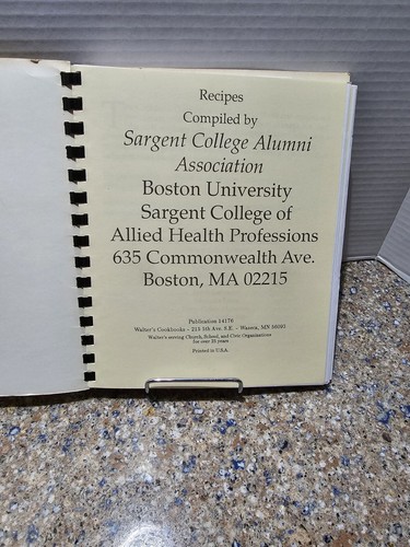 Scrumptious Culinary Appetizing Adventures Cookbook Boston University - Picture 3 of 4
