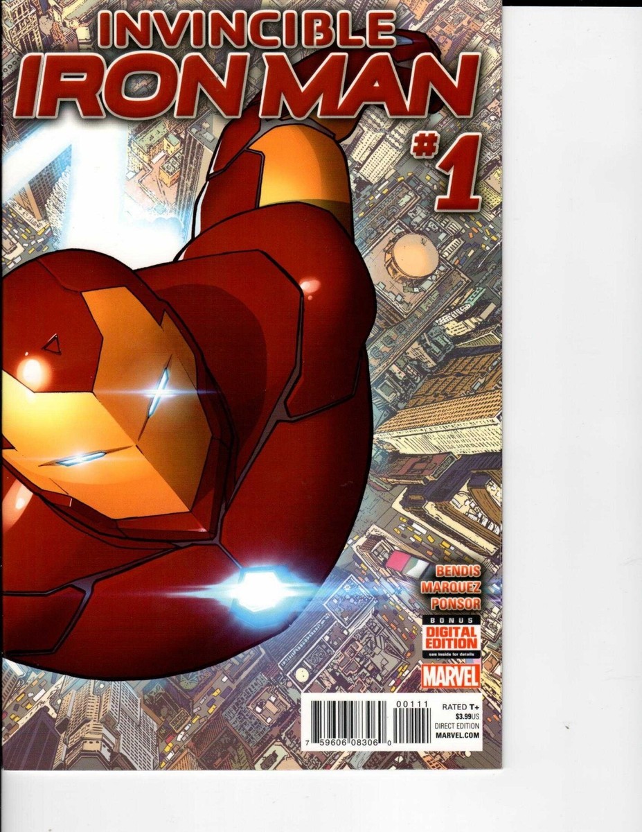 Marvel Invincible Iron Man #1 2017 NM 9.4 | eBay