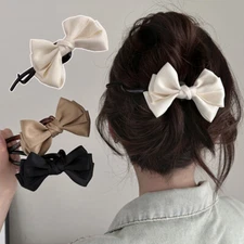 Bowknot Hairpin Bun Head Twist Hairpin One Word Duckbill Clip Shark Clip 