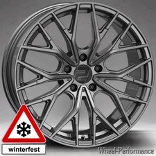 19 Zoll W37 Alufelgen 8,5x19 5x108 ET40 in dunkelgrau für Volvo XC90