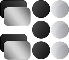 Mount Metal Plate for Phone Magnet Car Holder Cradle with Adhesive 10 pieces