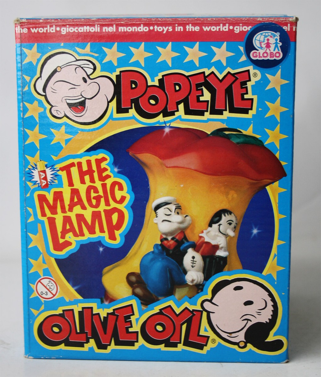 POPEYE ミラー ビンテージ RARE VINTAGE 1996 POPEYE & OLIVE OYL THE MAGIC LAMP GLOBO NEW NOS