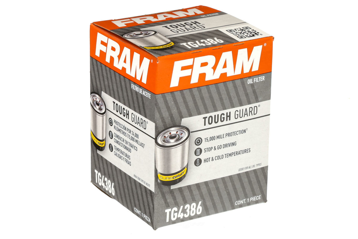 Engine Oil FilterTough Guard Fram TG4386 eBay