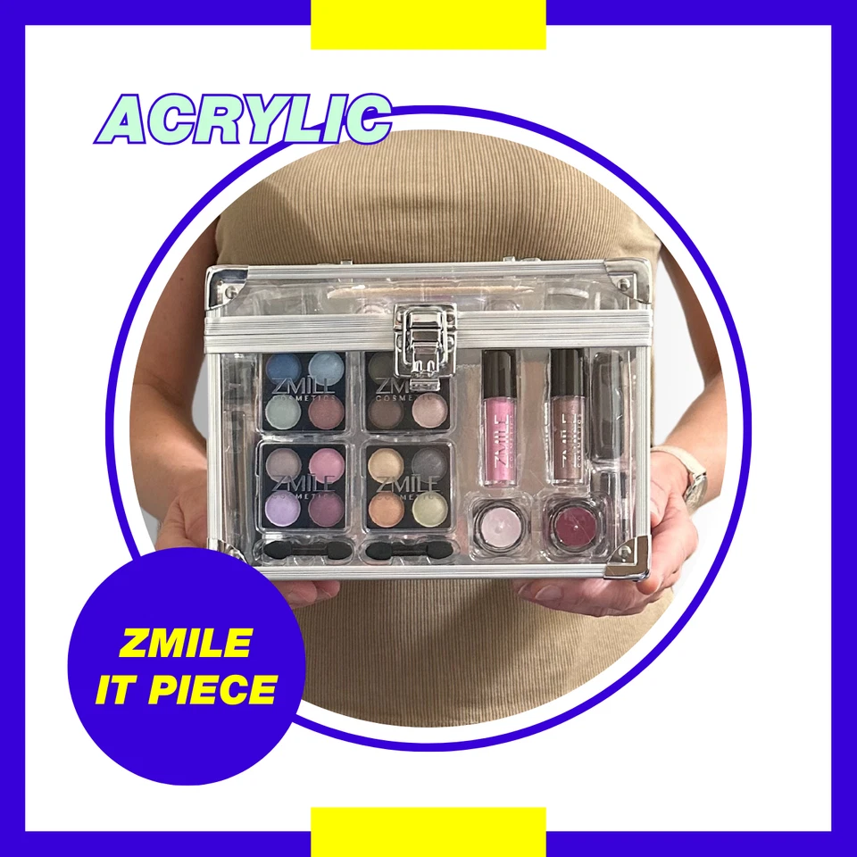 ZMILE Cosmetics Kosmetik-Koffer 'Acrylic' Make-Up Set - Lidschatten, Lippenstift - Bild 4 von 4